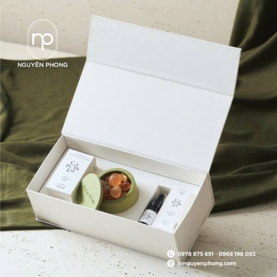 In hộp đựng tinh dầu